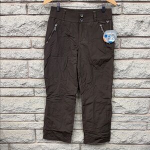 Women's Outdoor Quick Dry Dark Brown Cargo Pants